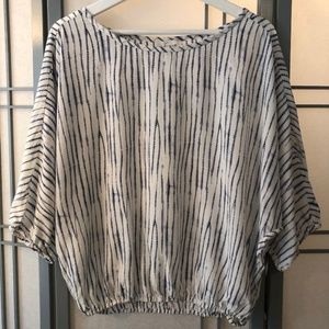 Joie Silk Raglan Sleeve Blouse